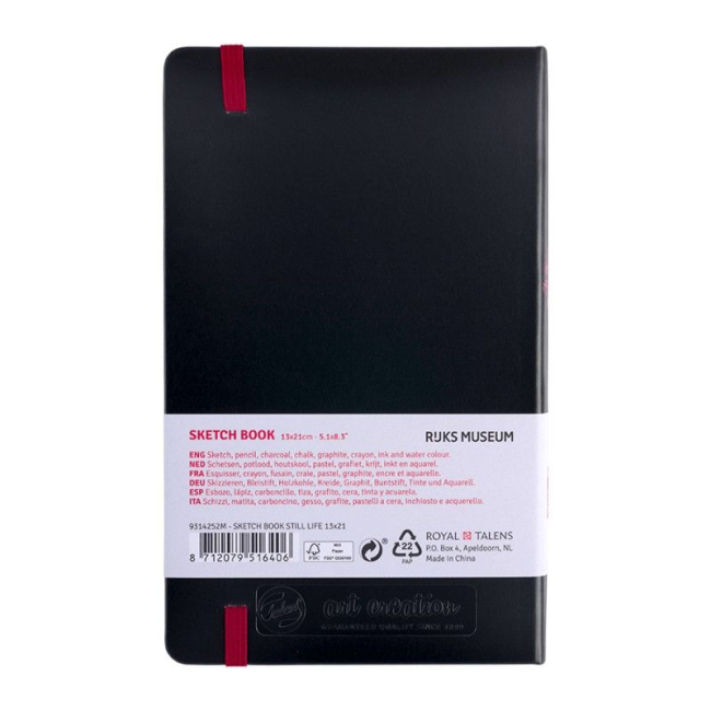 Канцтовари - Блокнот Royal Talens Натюрморт з квітами 13 х 21 см (9314252M)#3