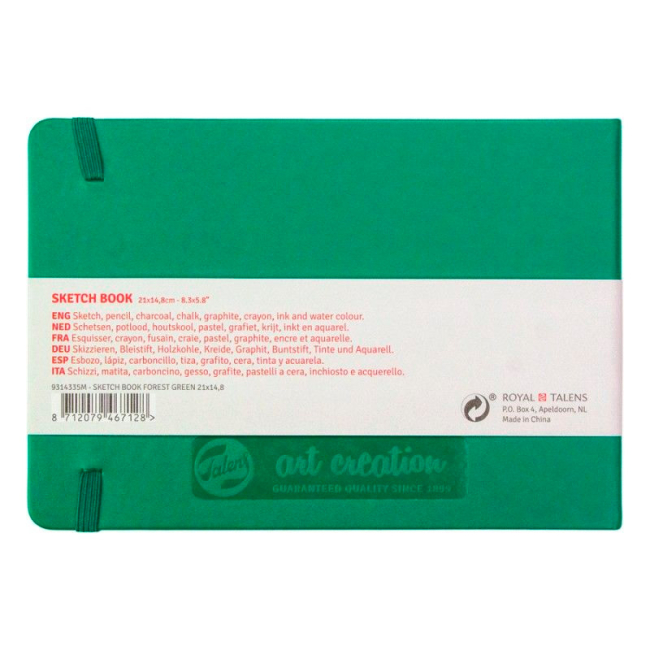 Канцтовари - Блокнот Royal Talens Forest Green 15 х 21 см (9314335M)#2