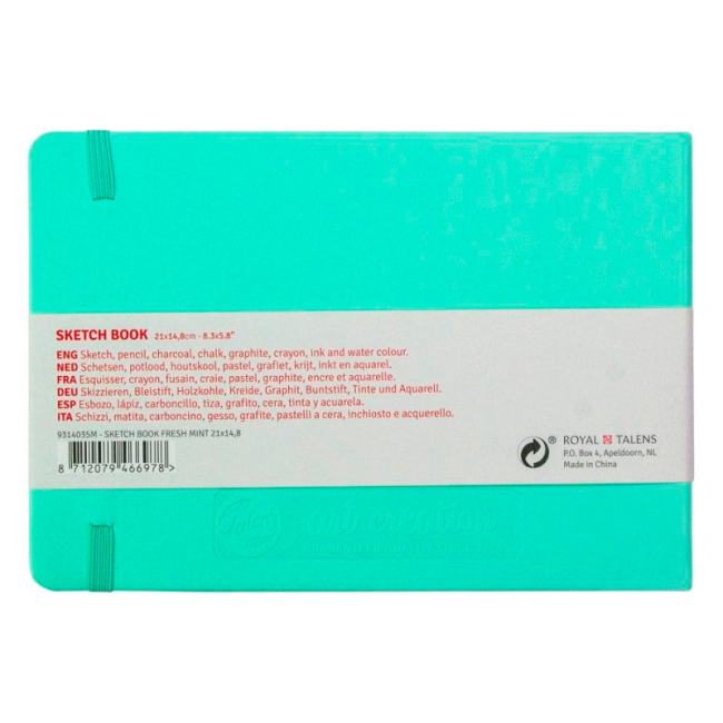 Канцтовари - Блокнот Royal Talens Fresh Mint 15 х 21 см (9314035M)#2