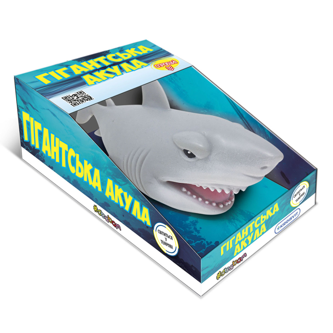 Антистрес іграшки - Стретч-антистрес Sbabam Гігантська акула біла (66/CN21-1)#3