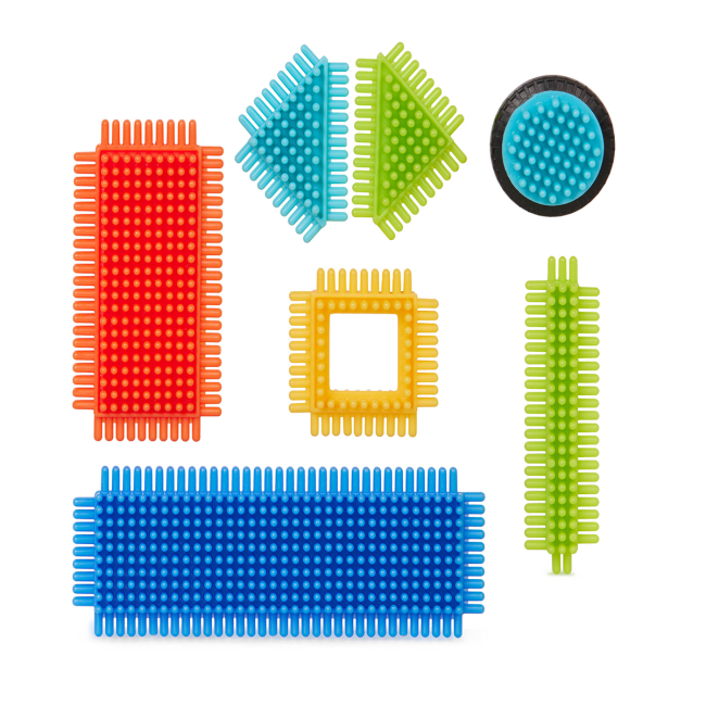 Блочные конструкторы - Конструктор Battat Lite Bristle Blocks Строитель 36 деталей (BT3099Z)#3