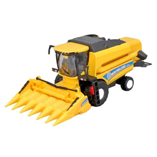 Транспорт и спецтехника - Зерноуборочный комбайн Bburago New Holland TC5 90 (18-31722)#2