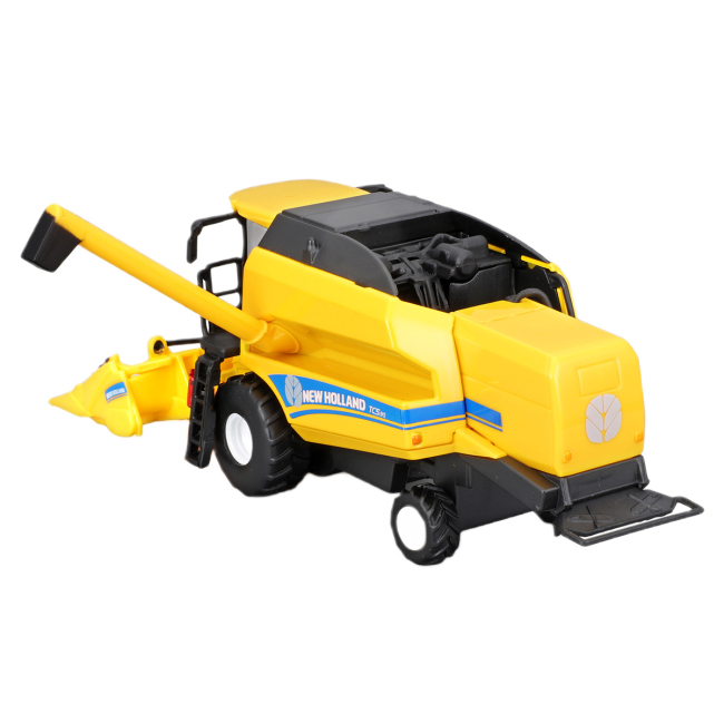 Транспорт и спецтехника - Зерноуборочный комбайн Bburago New Holland TC5 90 (18-31722)#3