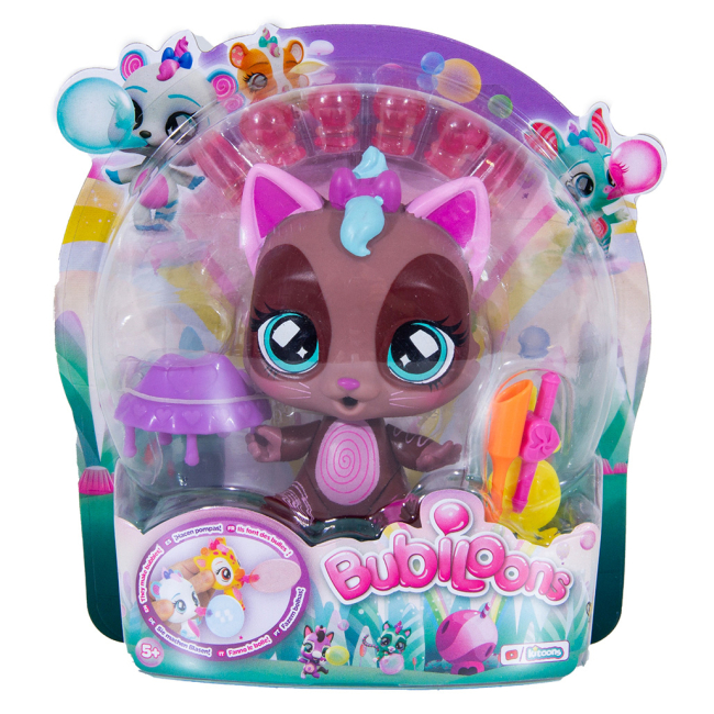 Фигурки животных - Игровой набор Bubiloons W2 Котенок Кира (85596)#5