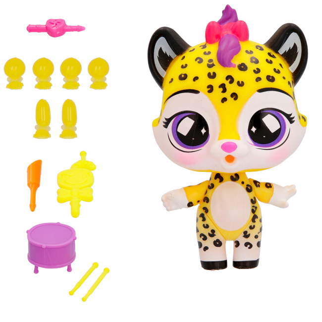 Фигурки животных - Игровой набор Bubiloons W2 Леопард Рокси (85626)#2