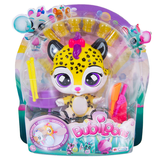 Фигурки животных - Игровой набор Bubiloons W2 Леопард Рокси (85626)#5