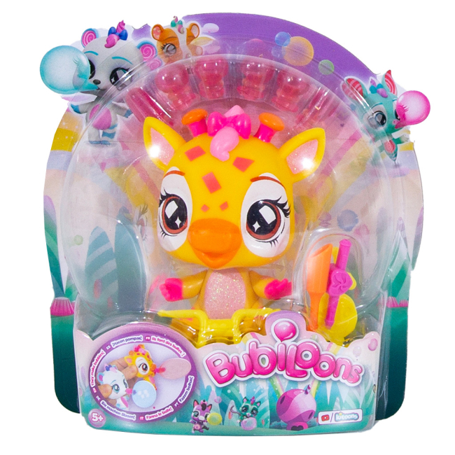 Фігурки тварин - Ігровий набір Bubiloons W2 Жирафа Реджі (85657)#5