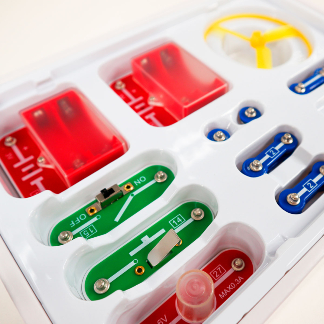 Научные игры, фокусы и опыты - Электронный конструктор Doka Ко взлету готовы 14 схем (D70702)#4