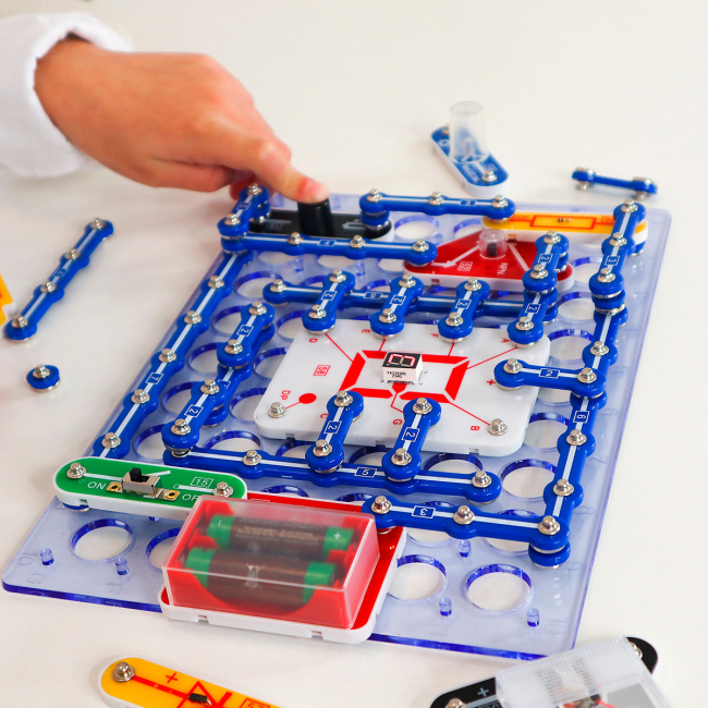 Наукові ігри, фокуси та досліди - Електронний конструктор Doka STEM школа 999 схем (D70708)#3