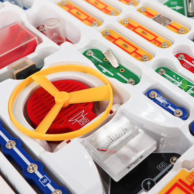 Наукові ігри, фокуси та досліди - Електронний конструктор Doka STEM школа 999 схем (D70708)#5