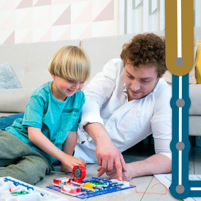 Наукові ігри, фокуси та досліди - Набір для дослідів Znatok Школа 999 схем плюс (REW-K007)#8