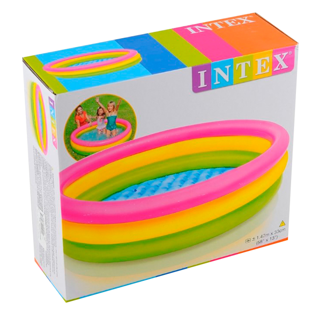 Для пляжа и плавания - Надувной бассейн INTEX Радуга (57422)#3