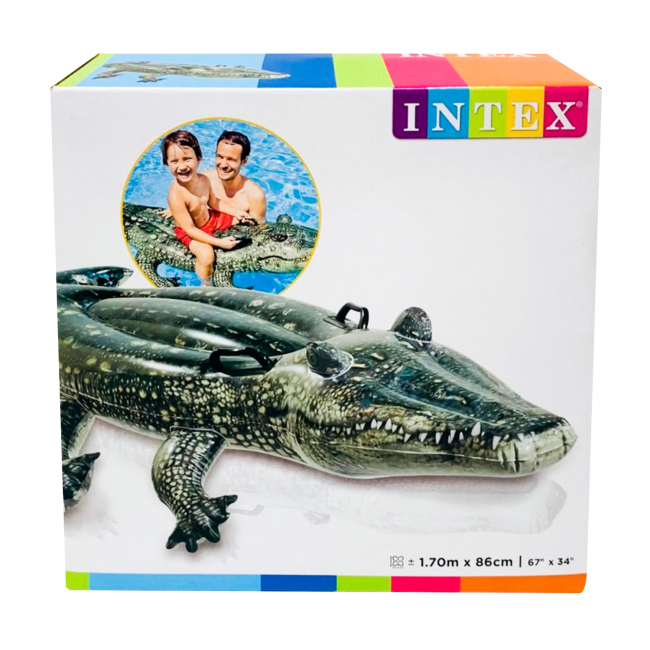 Для пляжа и плавания - Плот надувной INTEX Аллигатор (57551)#2