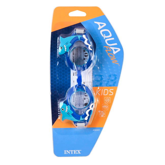 Для пляжа и плавания - Очки для плавания INTEX Акулы синие (55610/1)#2