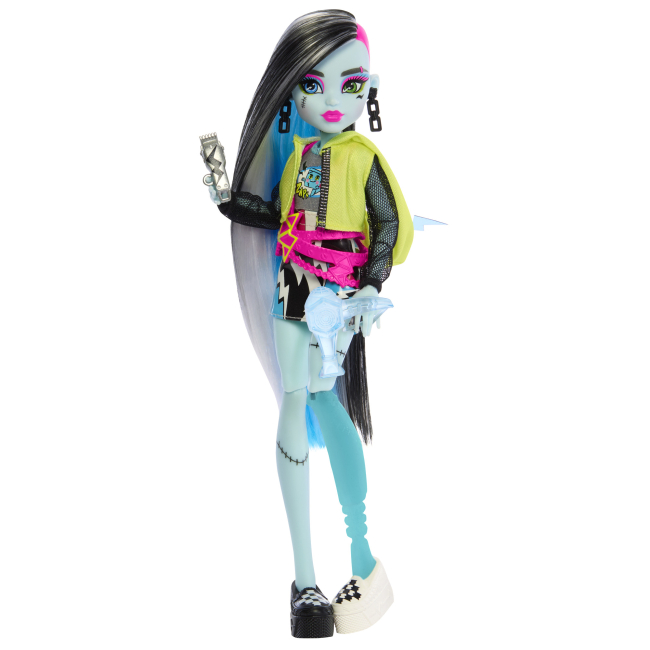 Куклы - Набор-сюрприз Monster High Неоновые и бомбезные Ужасо-секреты Фрэнки (HNF79)#3