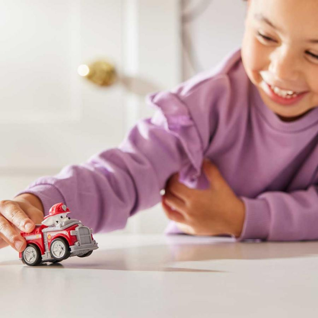 Фігурки персонажів - Ігровий набір Paw Patrol Міні рятівний автомобіль з водієм Маршал (SM17791/4564)#5
