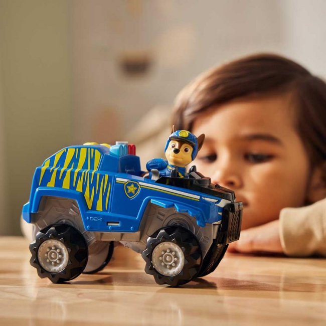 Фігурки персонажів - Ігровий набір Paw Patrol Джунглі Автомобіль-трансформер з водієм Гонщик (SM17776/0594)#7