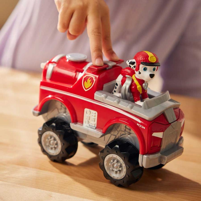 Фігурки персонажів - Ігровий набір Paw Patrol Джунглі Автомобіль-трансформер з водієм Маршал (SM17776/0600)#9