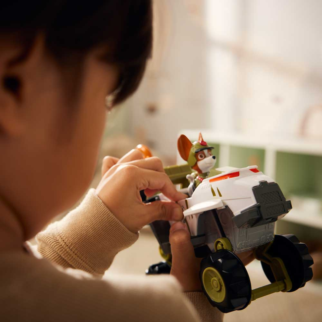 Фігурки персонажів - Ігровий набір Paw Patrol Джунглі Автомобіль-трансформер з водієм Трекер (SM17776/0631)#9