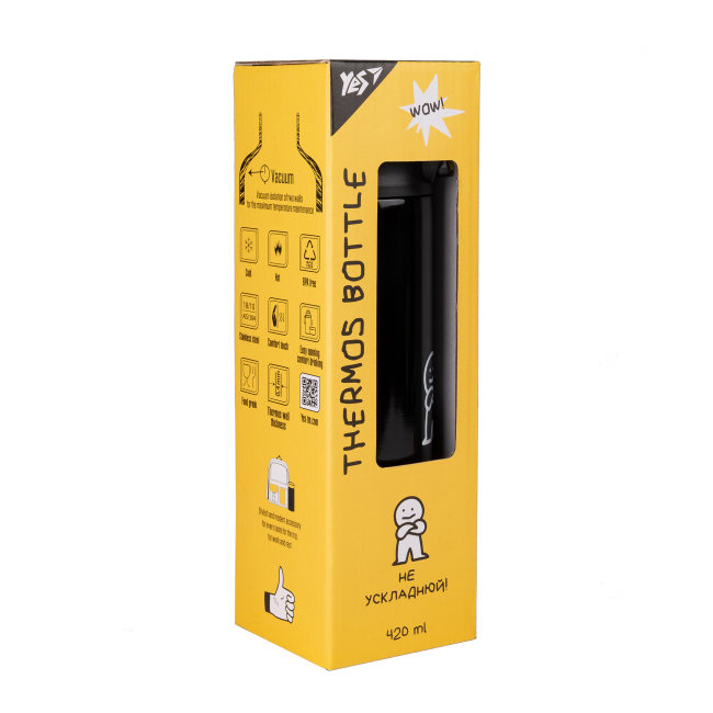 Бутылки для воды - Термоc Yes Не усложняй 420 мл (708203)#6