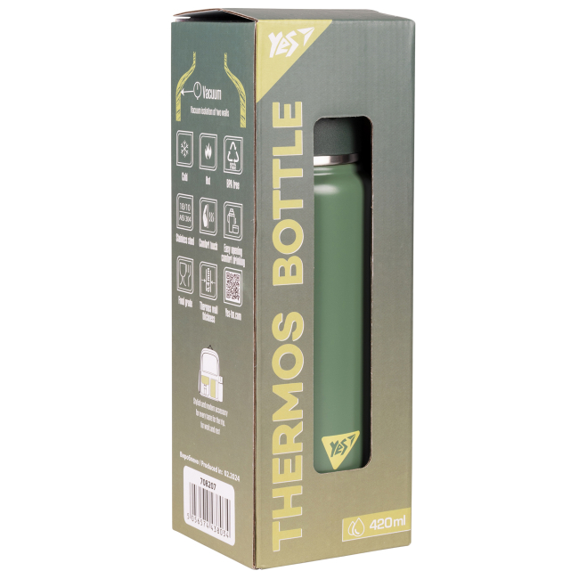Бутылки для воды - Термоc Yes Fusion зеленый 420 мл (708207)#6
