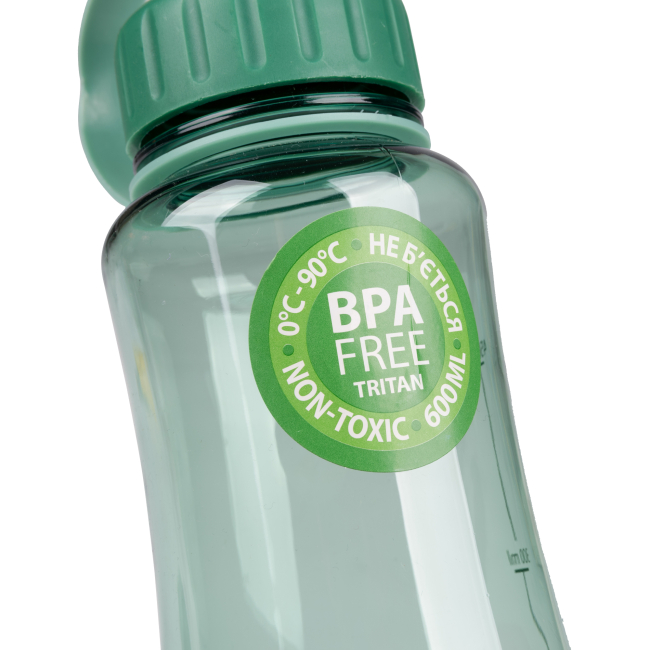 Пляшки для води - Пляшка для води Yes Fusion зелена 600 мл (708191)#2