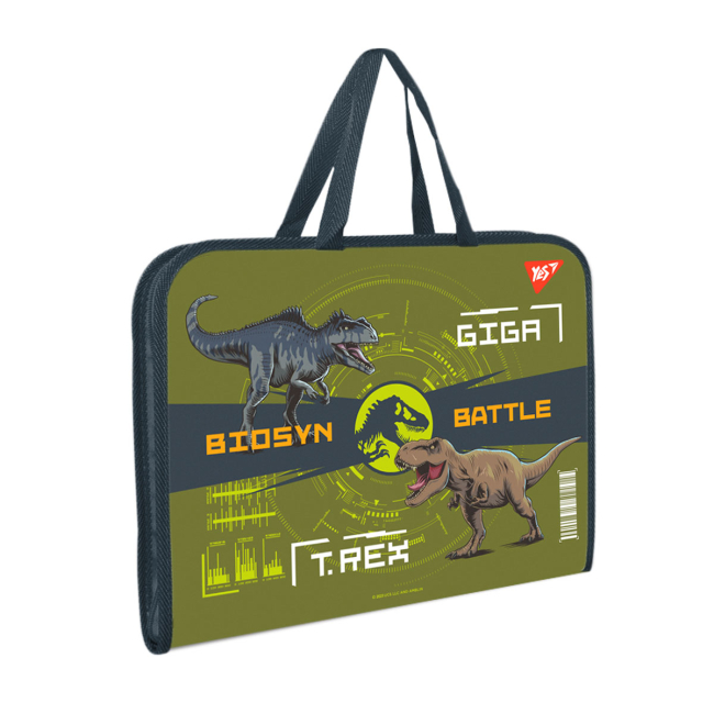 Канцтовары - Папка-портфель Yes FC Jurassic World хаки (492242)#2