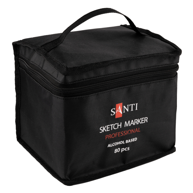 Канцтовары - ​Набор маркеров Santi в сумке 80 цветов (390780)#5