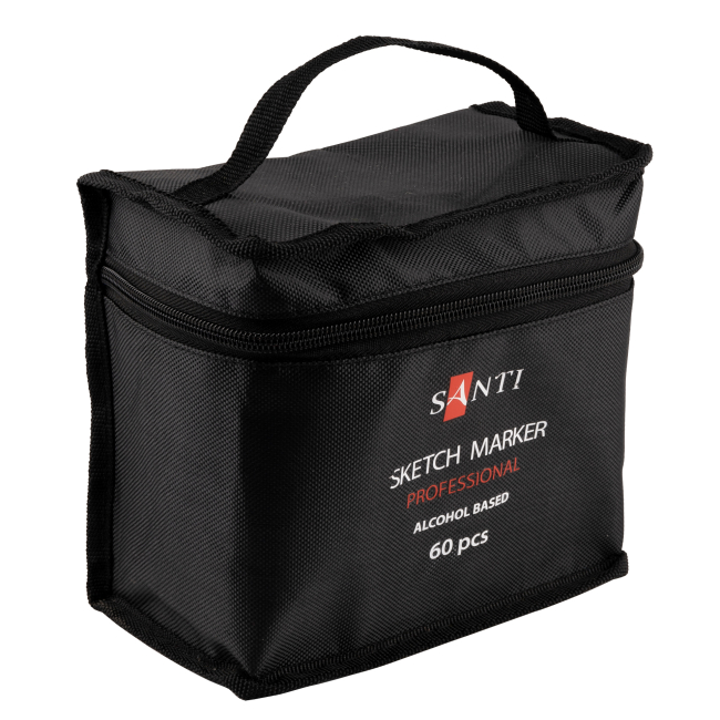 Канцтовары - Набор маркеров Santi в сумке 60 цветов (390779)#4