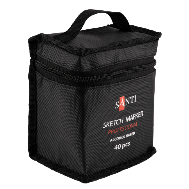 Канцтовари - Набір маркерів Santi у сумці 40 кольорів (390778)#4