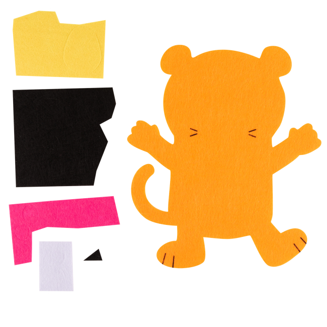 Набори для творчості - ​Набір для творчості 1 Вересня Аплікація з фетру Тигреня (954575)#2