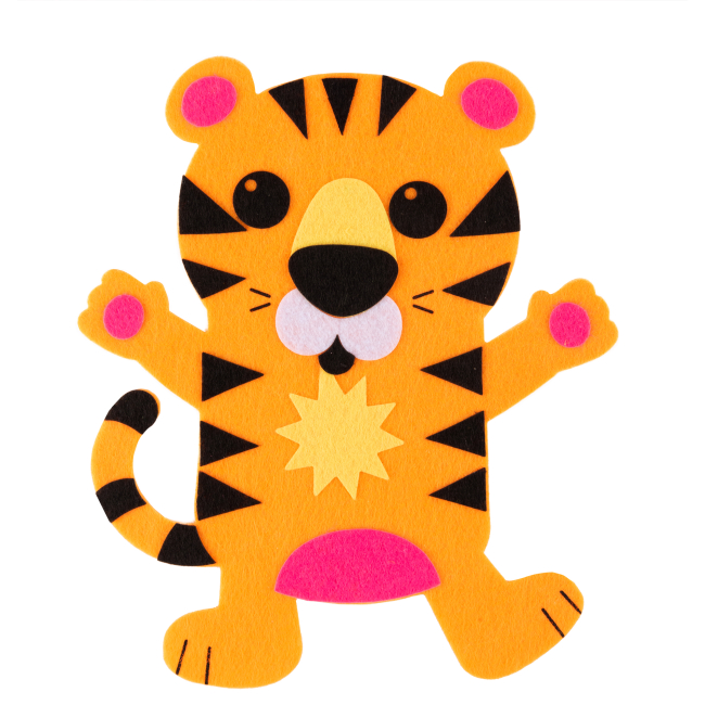Набори для творчості - ​Набір для творчості 1 Вересня Аплікація з фетру Тигреня (954575)#3