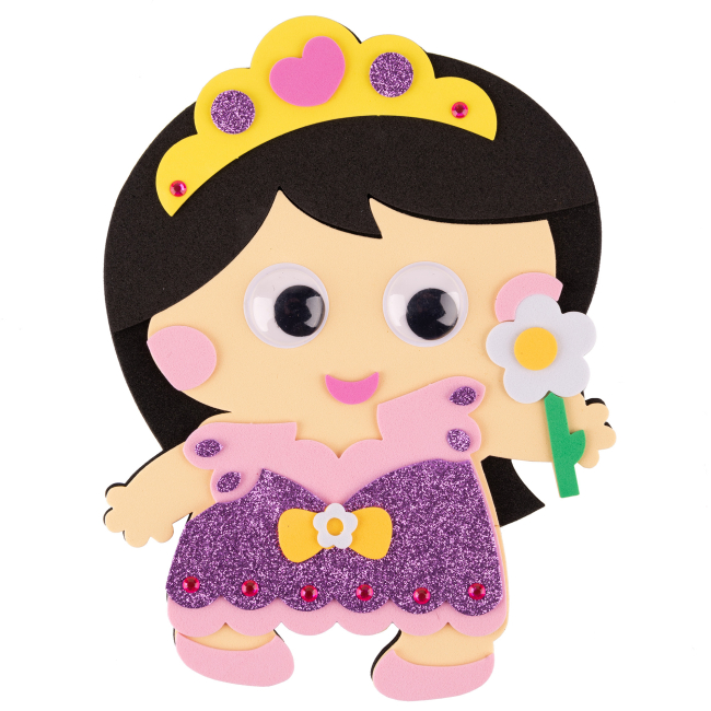 Наборы для творчества - ​Набор для творчества 1 Вересня Аппликация Принцесса (954553)#3