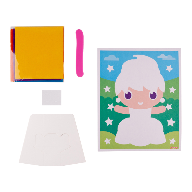 Наборы для творчества - ​Набор для творчества 1 Вересня Аппликация из вельвета Принцесса (954558)#2