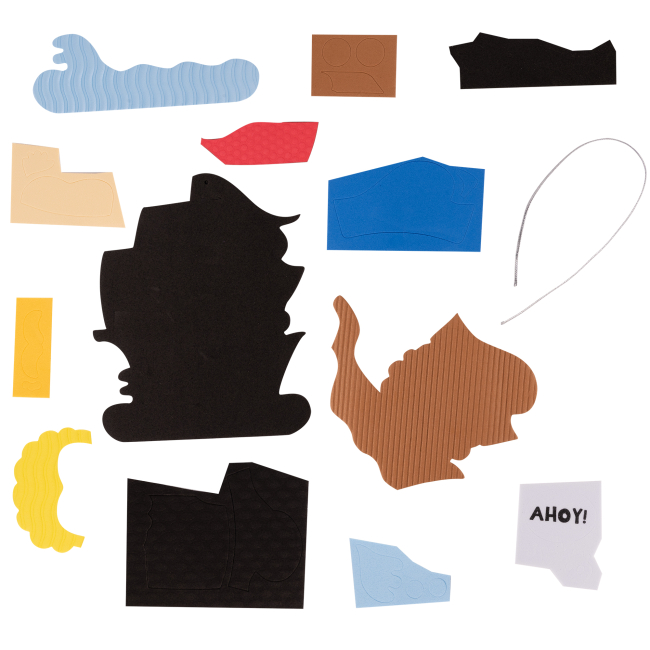 Наборы для творчества - Набор для творчества 1 Вересня Аппликация Пират (954584)#2