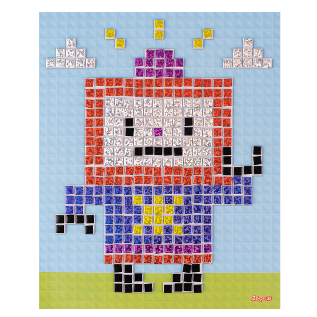 Набори для творчості - ​Набір для творчості 1 Вересня Аплікація стікерами Піксельний робот (954581)#3