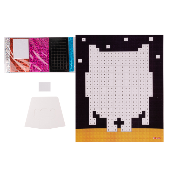 Набори для творчості - ​Набір для творчості 1 Вересня Аплікація стікерами Піксельний монстрик (954582)#2