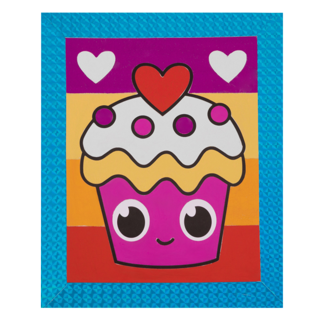 Наборы для творчества - ​Набор для творчества 1 Вересня Аппликация фольгой Капкейк (954560)#3