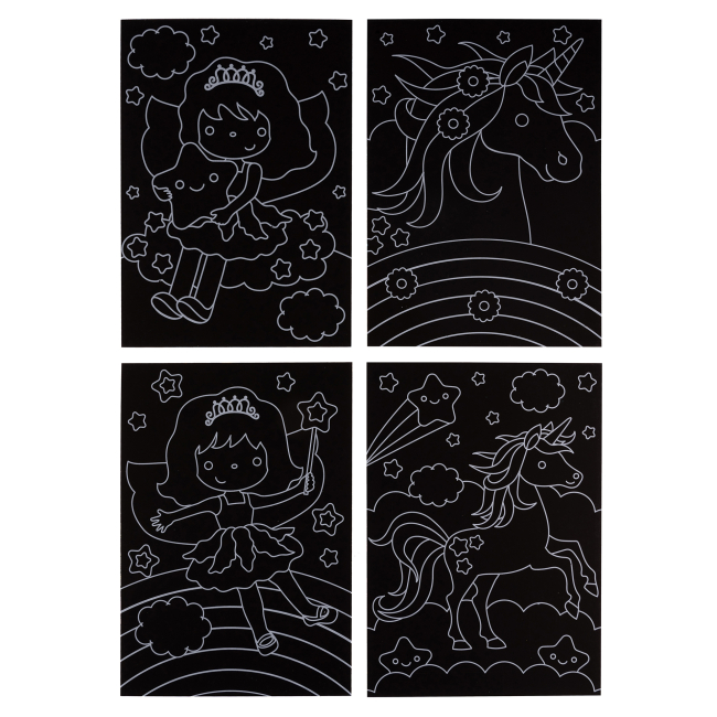 Товары для рисования - Набор для творчества 1 Вересня Скретч-арт Сказочный мир (954580)#2