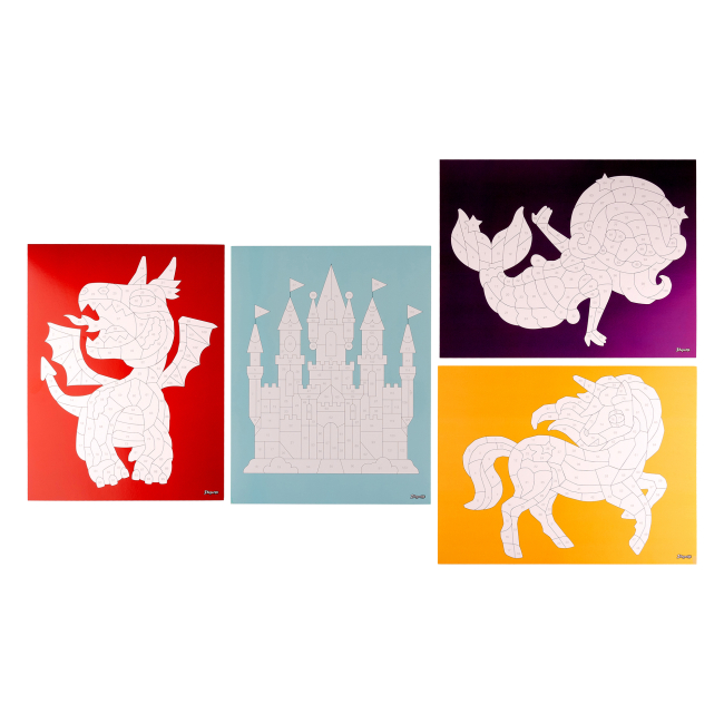 Наборы для творчества - Набор для творчества 1 Вересня Аппликация стикерами Сказка (954572)#2