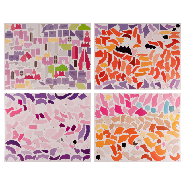 Наборы для творчества - Набор для творчества 1 Вересня Аппликация стикерами Сказка (954572)#3