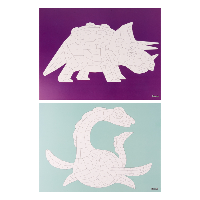 Наборы для творчества - Набор для творчества 1 Вересня Аппликация стикерами Динозаврики (954571)#2