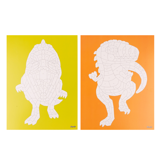 Наборы для творчества - Набор для творчества 1 Вересня Аппликация стикерами Динозаврики (954571)#3