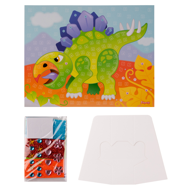 Набори для творчості - Набір для творчості 1 Вересня Аплікація Динозаврик (954574)#2