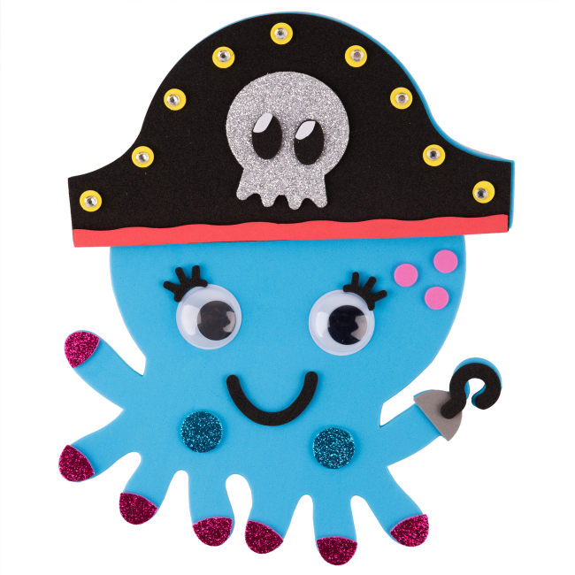 Наборы для творчества - Набор для творчества 1 Вересня Аппликация из фоамирана Осьминог (954554)#3