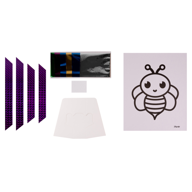 Наборы для творчества - Набор для творчества 1 Вересня Аппликация фольгой Пчелка (954559)#2