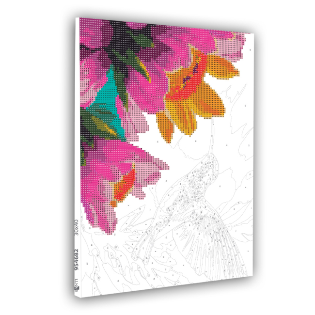 Товары для рисования - Набор для творчества Santi Колибри 30 х 40 см (954682)#2