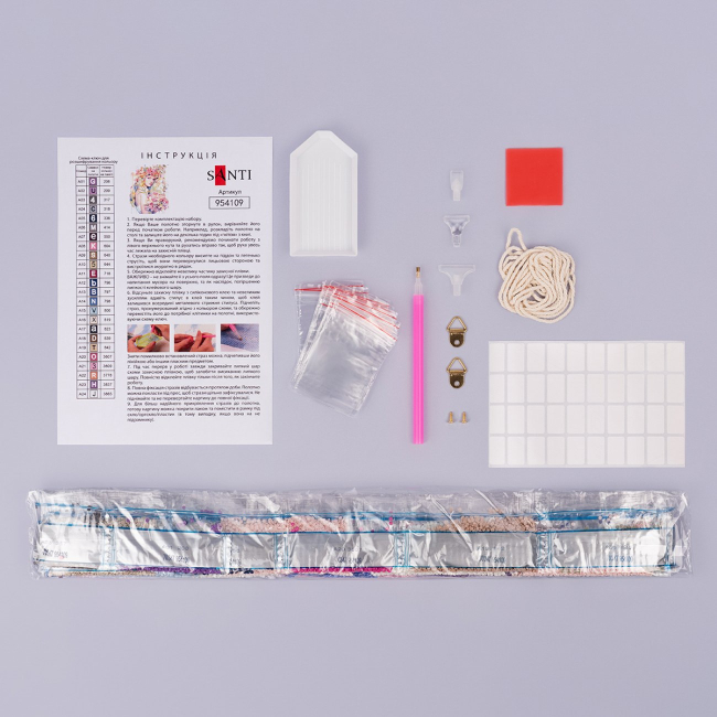 Мозаика - Алмазная мозаика Santi Держу у сердца 30 х 40 см (954436)#2