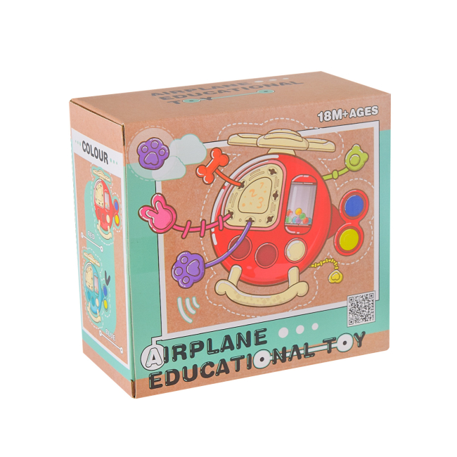 Брязкальця, прорізувачі - Брязкальце Shantou Jinxing Вертоліт червоний (BWL-11Y(W)/1)#2