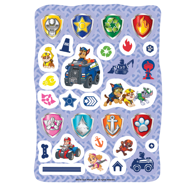 Набори для творчості - Набір Перо PAW Patrol 100 наклейок фіолетовий (121566)#2